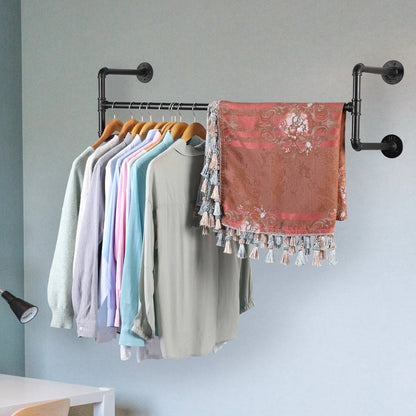 Industrial Pipe Clothes Rack Mira - Wall Shelves - KonnaLiving