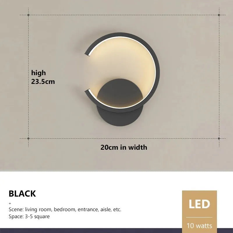 Modern LED Wall Lamp EarthLux - Wall Lights - KonnaLiving