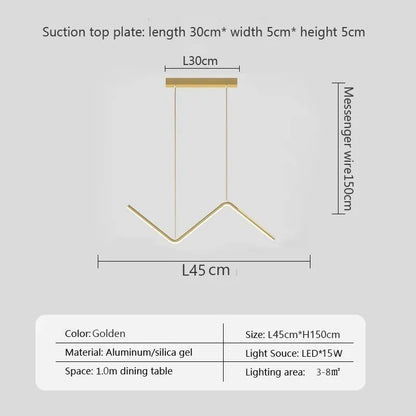 Modern LED Pendant Light Eclipse - Pendant Lights - KonnaLiving