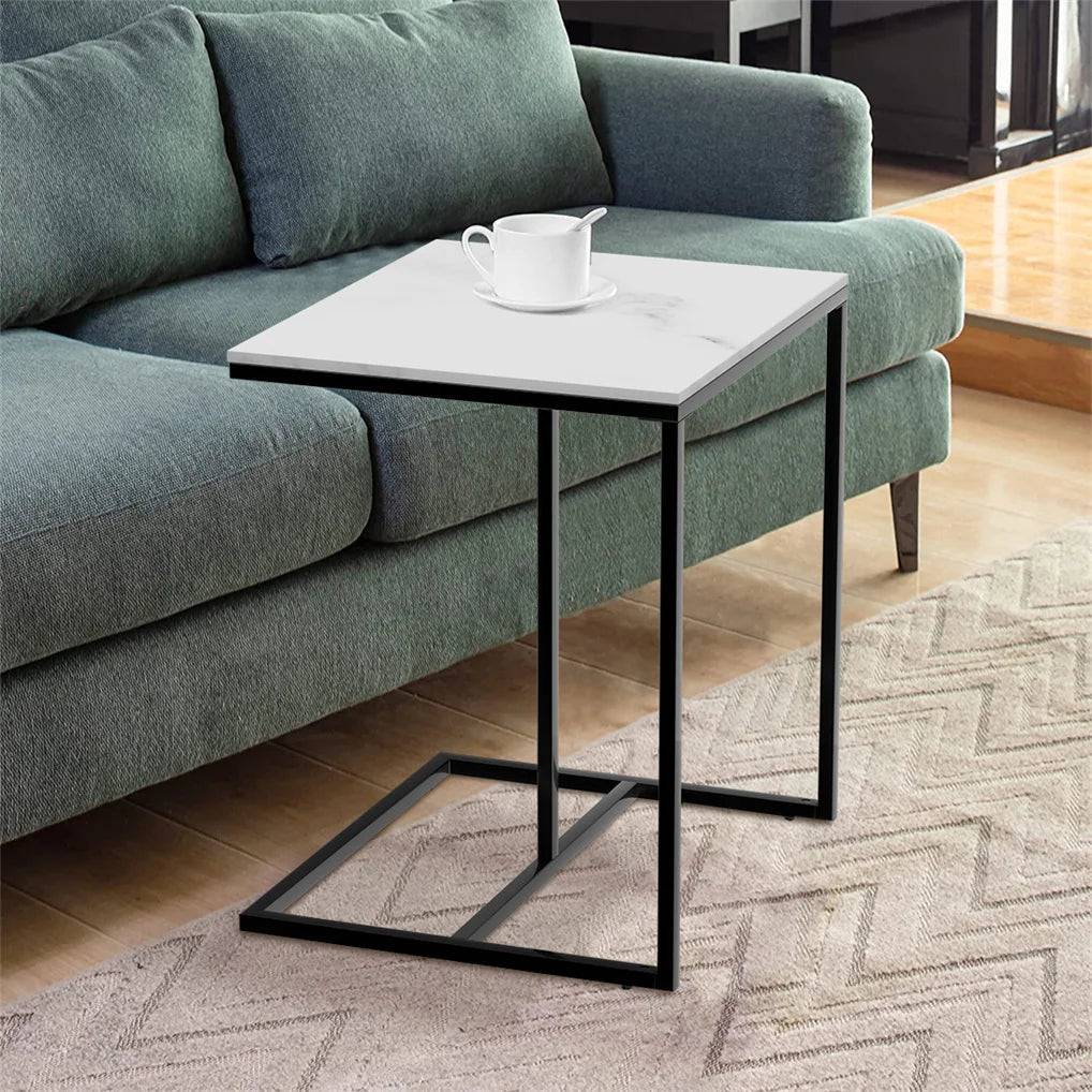 C-Shaped Accent Table Delphine - Coffee Tables - KonnaLiving