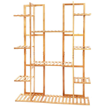 Bamboo Plant Shelf Orion - Bamboo Plant Stands - KonnaLiving