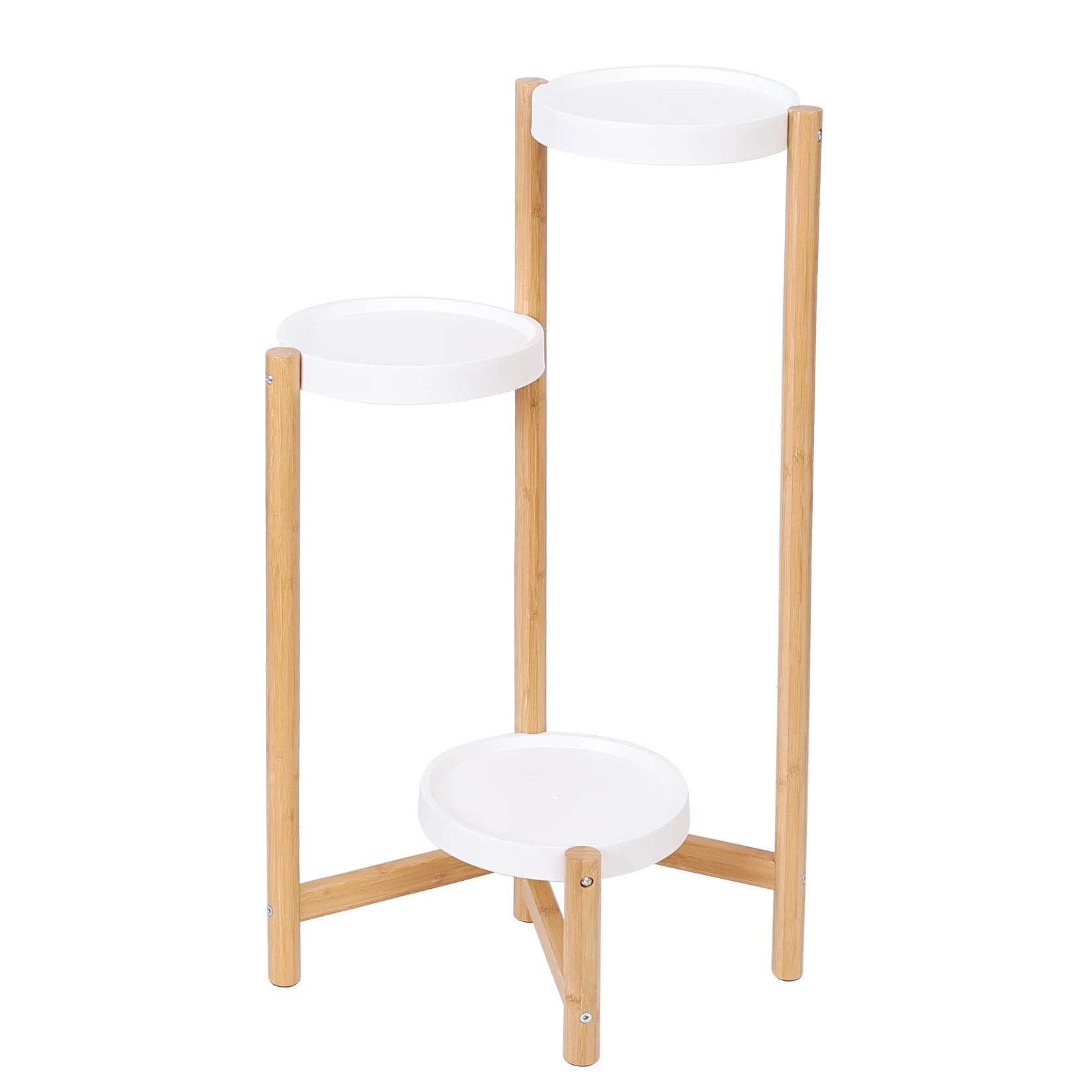 Plant Stand Isla with Anti-slip protection - Bamboo Plant Stands - KonnaLiving