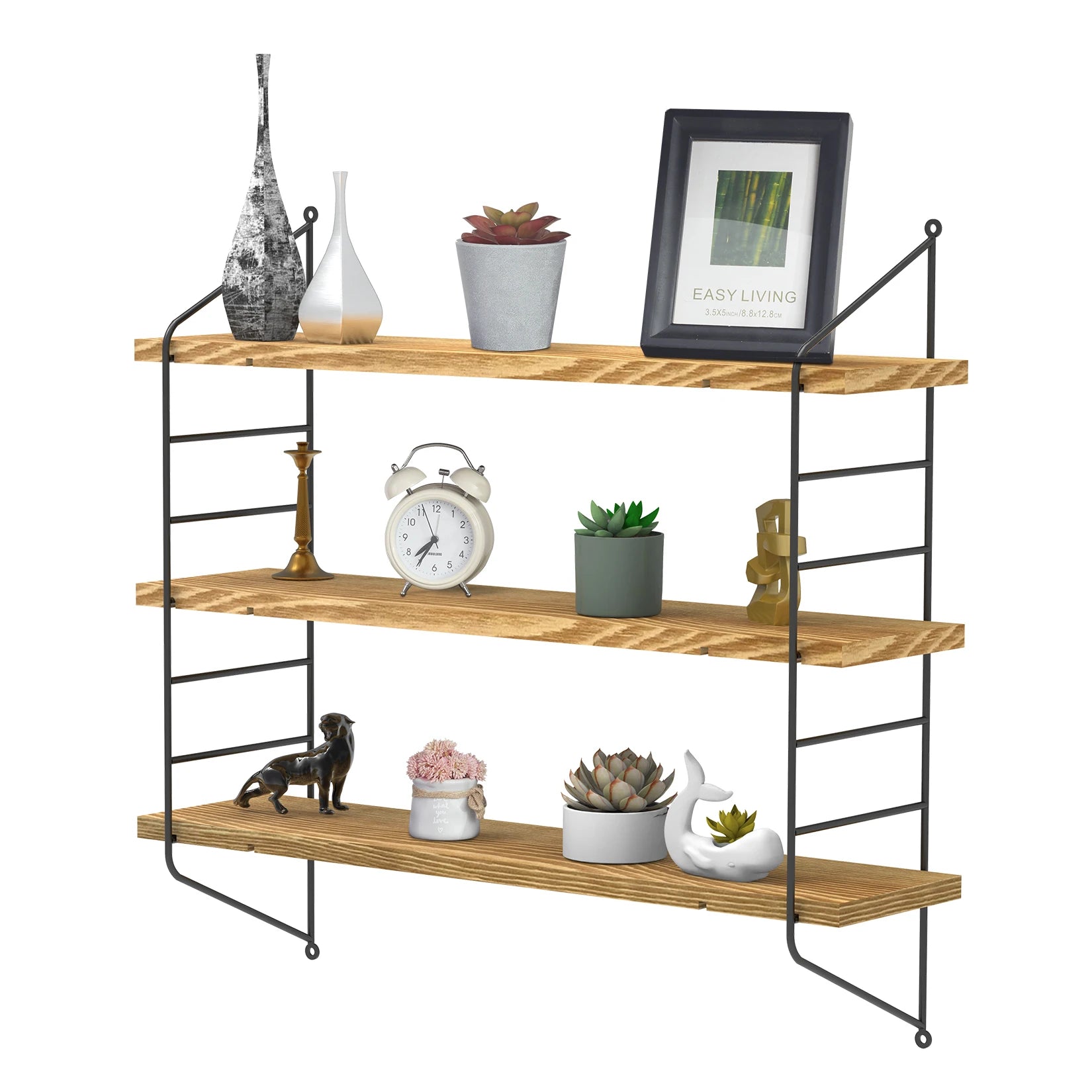 Wall Shelf with Smooth polished board surface - Wall Shelves - KonnaLiving