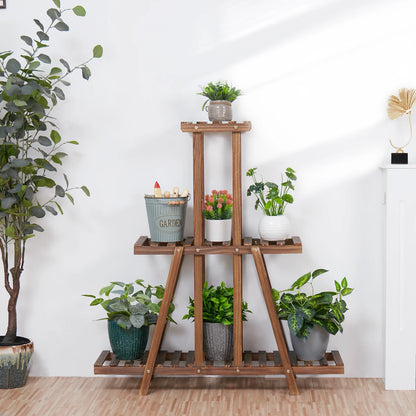Penelope's Picks Wooden Plant Stand - Wood Plant Stands - KonnaLiving