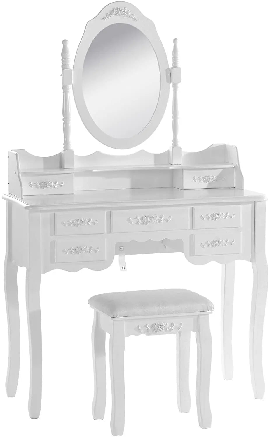 Simple and Modern Dressing Table Pearl - Vanity Tables - KonnaLiving