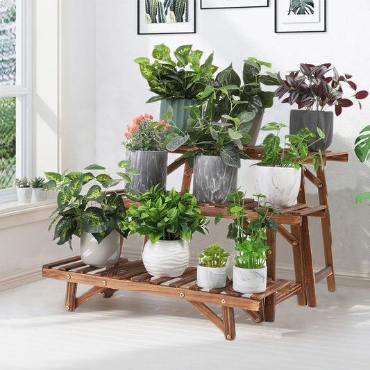 Wood Plant Shelf Scarlett - Wood Plant Stands - KonnaLiving