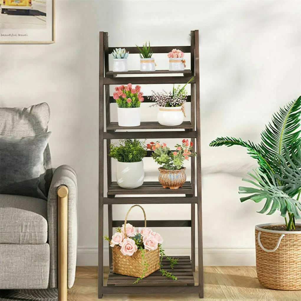 Wyatt's Whims Plant Stand - Wood Plant Stands - KonnaLiving