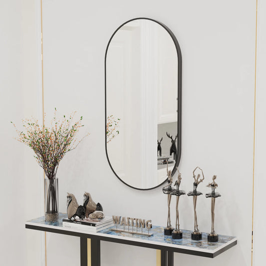 Wall Mirror with Silver-plated glass Elara - Bathroom Mirrors, Wall Mirrors - KonnaLiving