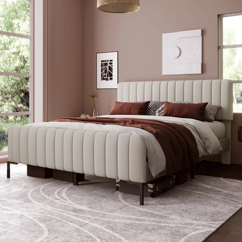 Upholstered Bed Velvetify - 140x200, 160x200, 90x200, Beds - KonnaLiving
