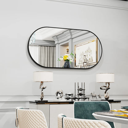 Wall Mirror with Silver-plated glass Elara - Bathroom Mirrors, Wall Mirrors - KonnaLiving