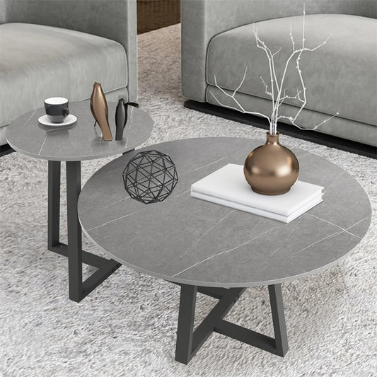 Set of 2 Modern Side Tables Tobias - Coffee Tables - KonnaLiving