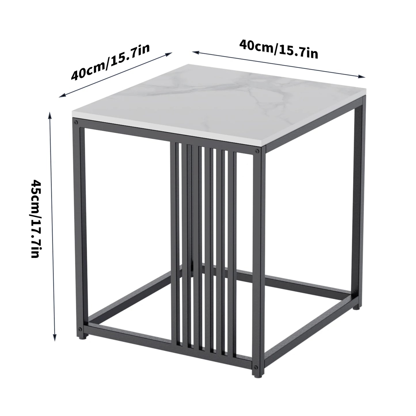 Modern Textured End Table Owen - Coffee Tables - KonnaLiving