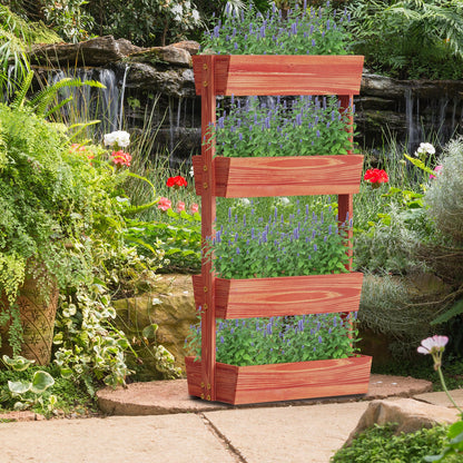 Vertical Vegetable Garden Bed Aurora - Wood Plant Stands - KonnaLiving