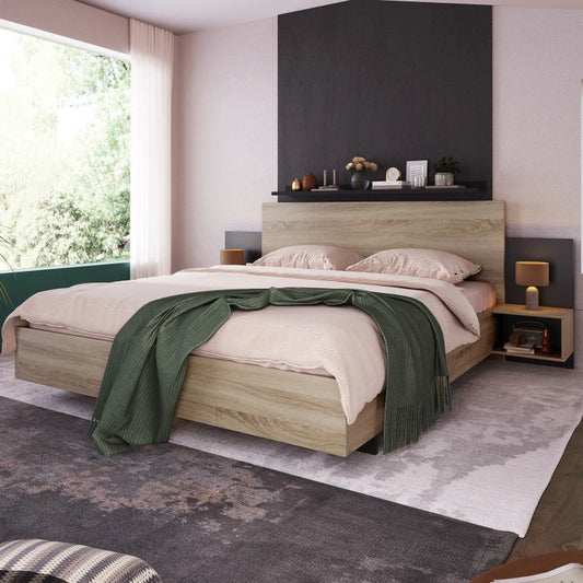 Wooden Bed Harmony - 160x200, Beds - KonnaLiving