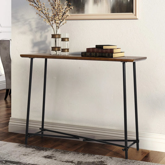 Vintage Rustic Console Entry Table - Console Tables - KonnaLiving