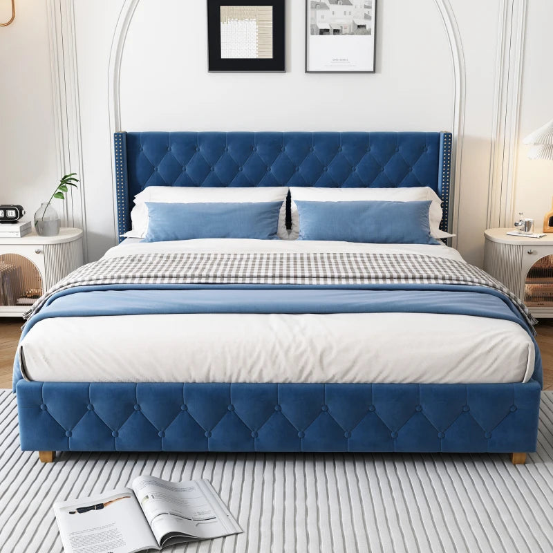 Upholstered Bed Tranquilux - 160x200, 90x200, Beds - KonnaLiving